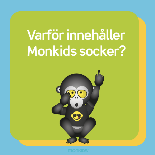 Därför innehåller Monkids socker