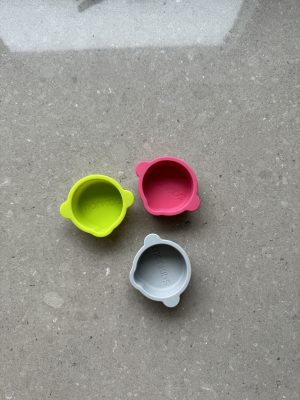 Monkids Silikonskål Grön Smarta, gulliga skålar för barnens vitaminer! Från Monkids.