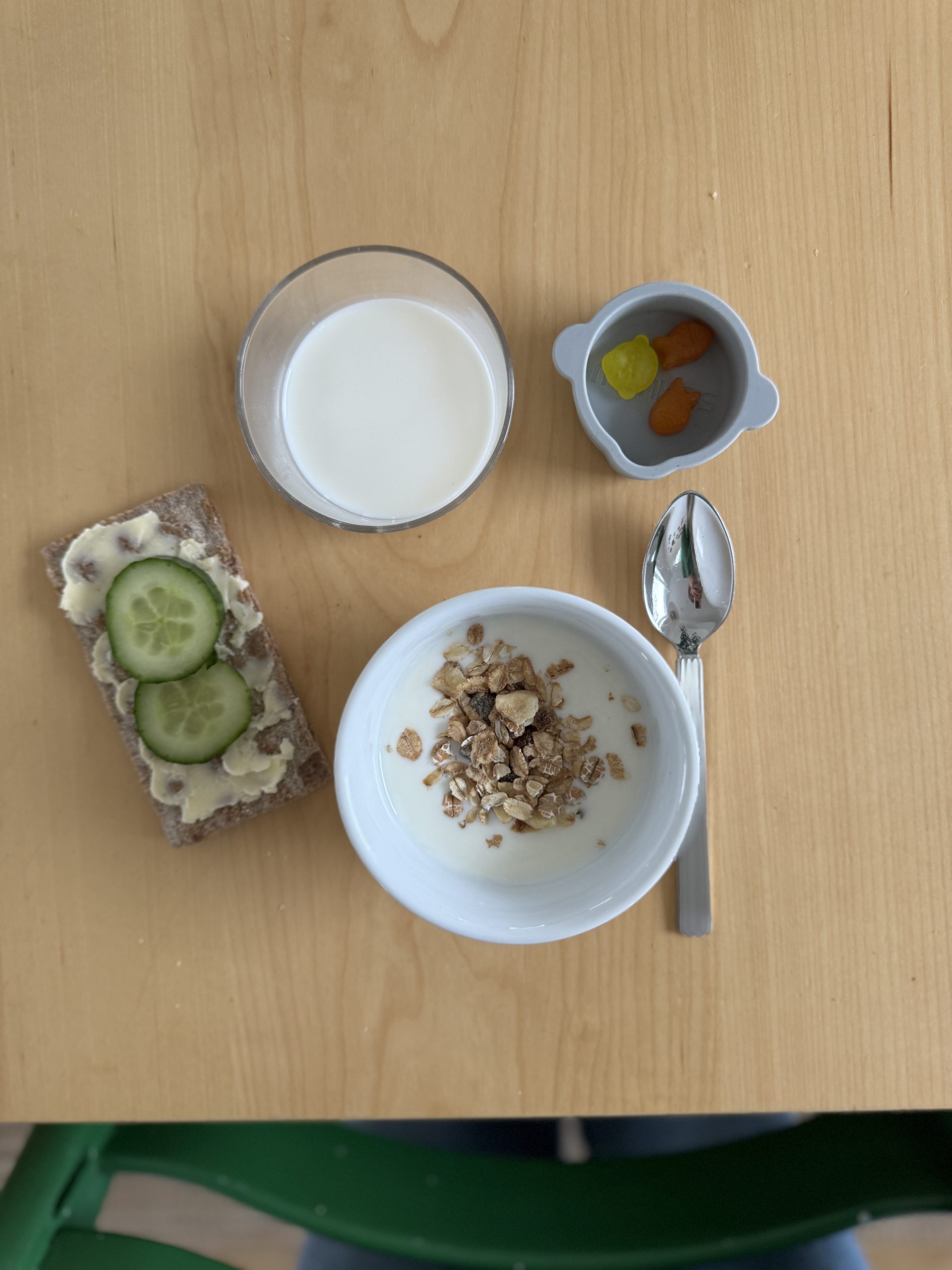 Monkids Silikonskål Grå